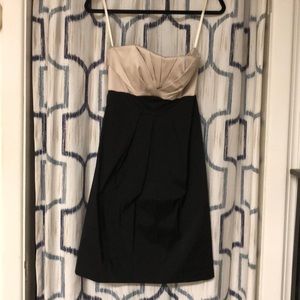 Strapless/spaghetti strap dress, size 0, WhiteHBM